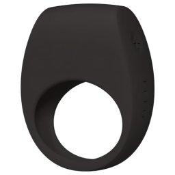 LELO Tor 3 - App-vezérelt vibrációs péniszgyűrű, férfiaknak (fekete)