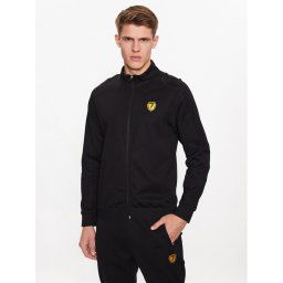 EA7 Emporio Armani Pulóver 3RPM95 PJMCZ 1200 Fekete Regular Fit
