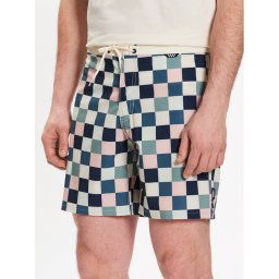Vans Úszónadrág The Daily Check Boardshort VN0007XS Fehér Regular Fit