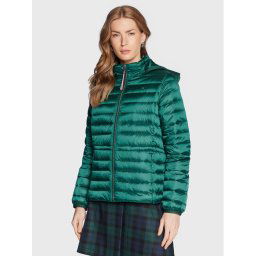 Tommy Hilfiger Pehelykabát Feminne WW0WW37264 Zöld Regular Fit