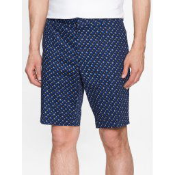 Boss Szövet rövidnadrág 50488282 Sötétkék Slim Fit