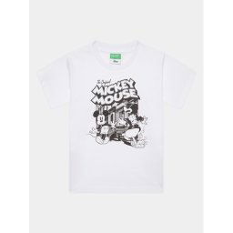 United Colors Of Benetton Póló DISNEY 3096G10B3 Fehér Regular Fit