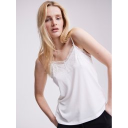 ICHI Felső 20106355 Fehér Regular Fit