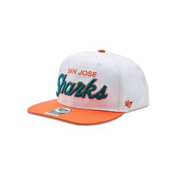 47 Brand Baseball sapka NHL San Jose Sharks Script Side Two Tone '47 CAPTAIN H-SSSTT22WBP-WH Fehér