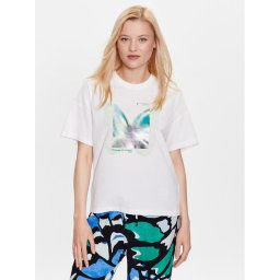 s.Oliver Póló 2130597 Ekru Loose Fit