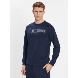 EA7 Emporio Armani Pulóver 3RPM41 PJMBZ 1554 Sötétkék Regular Fit
