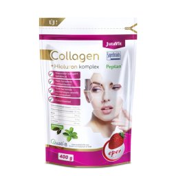 JutaVit Collagen + Hialuron Komplex eper ízű italpor 400 g