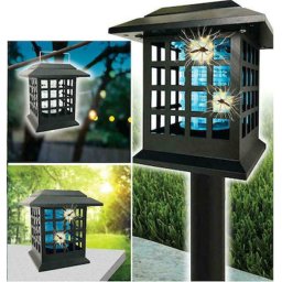 Napelemes szúnyog- és rovarirtó kerti lámpa