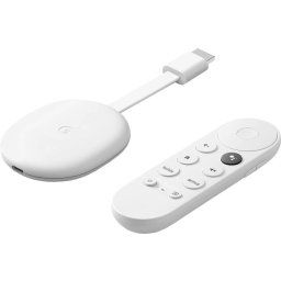 Google Chromecast 4K + Google TV White GA01919
