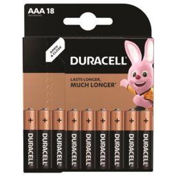 Elem, AAA mikro, 18 db, DURACELL \Basic\ [18 db]