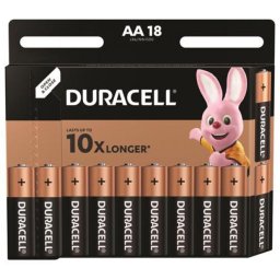 Elem, AA ceruza, 18 db, DURACELL \Basic\ [18 db]