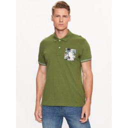Blend Pólóing 20715469 Zöld Regular Fit