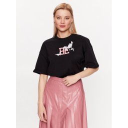 United Colors Of Benetton Póló 3BL0D103W Fekete Regular Fit