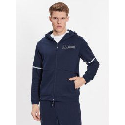 EA7 Emporio Armani Pulóver 3RPM43 PJMBZ 1554 Sötétkék Regular Fit