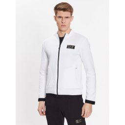 EA7 Emporio Armani Pulóver 3RPM57 PJFAZ 1100 Fehér Regular Fit