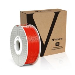 VERBATIM 3D nyomtatószálas PLA 1,75 mm, 335 m, 1 kg piros (OLD PN 55270)