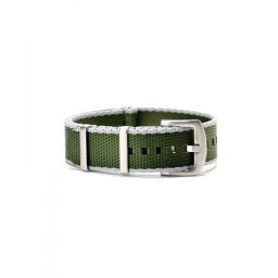 WB Original prémium Nato óraszíj, zöld/fehér, 20mm