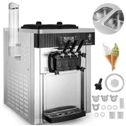 Asztali Lágyfagylaltgép 28liter/Óra 2200w (4796)
