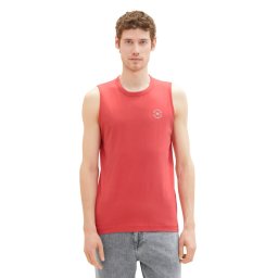 Tom Tailor Trikó 1037261 Piros Regular Fit