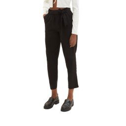 Tom Tailor Denim Szövet nadrág 1035436 Fekete