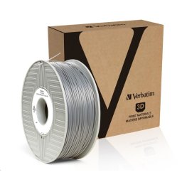 VERBATIM 3D nyomtatószálas PLA 1,75 mm, 335 m, 1 kg ezüst / fémszürke (55275)