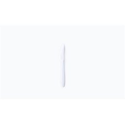 Kés, műanyag, többször használatos, 18,5 cm, 50 db "Venus", fehér