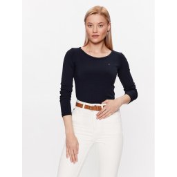 Tommy Hilfiger Blúz WW0WW38869 Sötétkék Slim Fit