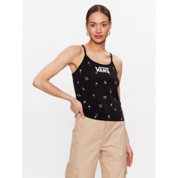 Vans Felső Micro Ditsy Halter VN0003M6 Fekete Regular Fit