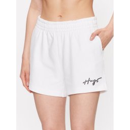 Hugo Szövet rövidnadrág Nashari 50486319 Fehér Regular Fit