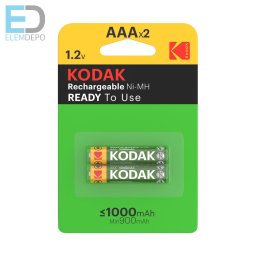 Kodak akku K3AHR-2 1,2V AAA 1000mAh B2 ( 1 db akku )