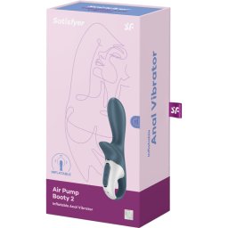 Satisfyer Air Pump Booty 2 análvibrátor, pumpa funkcióval.