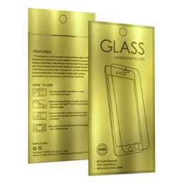 Samsung A12 / Samsung M12 Glass Gold előlapi üvegfólia