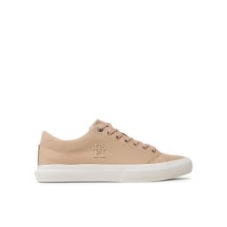 Tommy Hilfiger Teniszcipő Th Hi Vulc Street Low Veg Dyes FM0FM04688 Barna