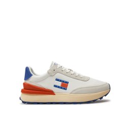 Tommy Jeans Sportcipő Tjm Tech Runner Material Mix EM0EM01300 Fehér