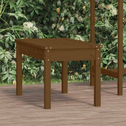 vidaXL mézbarna tömör fenyőfa kerti pad 80 x 44 x 45 cm