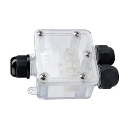 Optonica 3 utas fedeles átlátszó kötődoboz reflektrokhoz 250/450V 16/24A IP68 6648