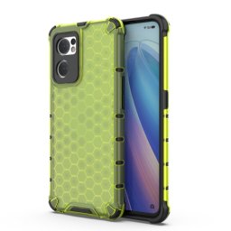 HONEYCOMB Védőburkolat Oppo Reno7 5G zöld