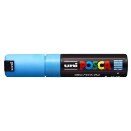 UNI Dekormarker, 4,5-5,5 mm, UNI "Posca PC-7M", világoskék