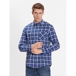 Tommy Jeans Ing Small Check DM0DM16608 Sötétkék Classic Fit