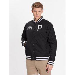 Primitive Bomber dzseki Union Varsity PA123104 Fekete Regular Fit