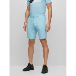 Boss Szövet rövidnadrág S_Drax 50487535 Kék Slim Fit
