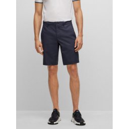 Boss Szövet rövidnadrág 50487535 Kék Slim Fit