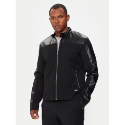 KARL LAGERFELD Átmeneti kabát 505061 532880 Fekete Regular Fit