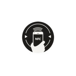 NFC matrica NXP MIFARE NTAG213 újraírható chippel NFC-3013-bk
