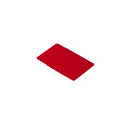 RFID kártya EM4100 chippel, vékony 125 kHz piros IDT-1001EM-C-rd