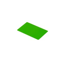 RFID kártya EM4100 chippel, vékony 125 kHz zöld IDT-1001EM-C-gn