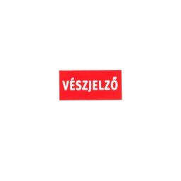 Műanyag tábla kézi jelzésadókhoz TABLA-4