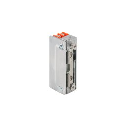 Szimmetrikus, alacsony, pajzs nélküli elektromos zárfogadó - feszültségre zár - nyelvkivezetővel - 24V DC DORCAS-99-1-NF-524-TOP