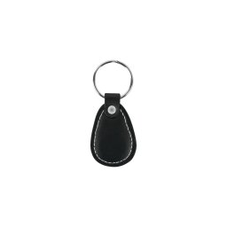 Műbőr RFID kulcstartó EM4100 (125kHz) chippel - fekete IDT-7000EM-bk