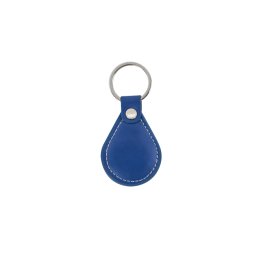 Műbőr RFID kulcstartó EM4100 (125kHz) chippel - kék IDT-7000EM-bl